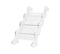Gmokluytw Jouets pour hamster syrien | Échelle d'escalade en acrylique avec design transparent, jouets d'escalade pour s'engager à s'amuser, meubles chics pour hamster, accessoires de cage