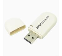 GMOUSE Module GPS USB avec récepteur haute sensibilité GLONASS pour navigation rapide pour fenêtres et logiciel de cartographie antenne externe pour véhicule (blanc)