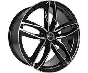 GMP ATOM schwarz diamantgeschliffen 8.0Jx18 5x112 ET35