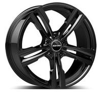 GMP REVEN shiny black 7.5Jx17 5x120 ET43
