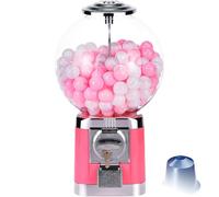 GmpTzitzith Distributeur Automatique de Boules, Distributeur Commercial avec Support pour Surprises et Souvenirs d'Enfance, Idéal pour Magasins de Jeux Pink