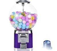 GmpTzitzith Distributeur Automatique de Boules, Distributeur Commercial avec Support pour Surprises et Souvenirs d'Enfance, Idéal pour Magasins de Jeux Purple