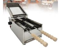 GmpTzitzith Machine à Chimney Cake Four à Pain Électrique Professionnel, 2 Rouleaux Acier Inoxydable, Température & Durée Réglables, Idéal pour Restaurants & Boulangeries