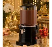 GmpTzitzith Machine à Chocolat Chaud RéGlable, Distributeur De Machine Au Chocolat Commercial, Le Bac RéCupéRateur De Gouttes IntéGré Et Le Robinet De PréCision Limitent Les DéBordements