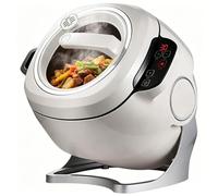 GmpTzitzith Machine De Cuisson Automatique, Machine à Riz Frit Au Wok De Cuisson Automatique, Interface à Touches Tactiles pour Une Utilisation Facile, Adapté Aux Appartements Et Aux Petites Cuisines