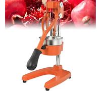 GmpTzitzith Presse-Agrumes Manuel avec Base AntidéRapante en Acier Inoxydable Et PoignéE Ergonomique. Convient Aux Oranges, Citrons, Limes Et Grenades ; Robuste Et Durable Orange