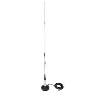 GMRS Antenne fouet, gain de 6,5 dB, 462-467 MHz, antenne fouet, support de base magnétique, avec câble coaxial SL-16 de 4,9 m, compatible avec Midland Radio Retevis RT97 RA86 pour tout-terrain