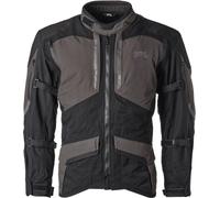 GMS Acamar WP Veste textile de moto imperméable, noir/gris, Taille 4XL