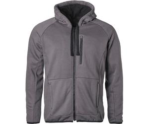 GMS Aras Sweat à capuche zippé moto, gris, taille L pour homme