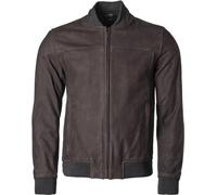 GMS Castillo Blouson de moto en cuir, brun, taille 12XL pour homme