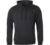 GMS Cruz Sweat à capuche zippé moto, noir, taille L pour homme