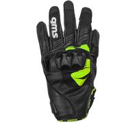 GMS Curve Gants de moto, noir-vert, taille XS
