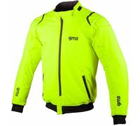 GMS Falcon Blouson textile de moto, Jaune néon, Taille M