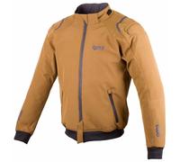 GMS Falcon Blouson textile de moto, vert-brun, taille L pour homme