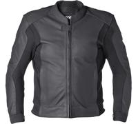GMS GS-1 Blouson de moto en cuir, noir, Taille 102