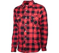 GMS Jaguar Chemise moto pour dames, noir-rouge, taille S pour femmes