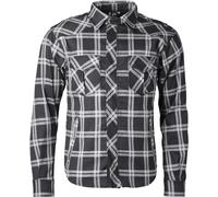 GMS Jaguar Neo Chemise de moto, noir-blanc, taille 5XL pour homme
