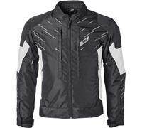 GMS Kasai veste textile de moto imperméable, Noir/Blanc, Taille L