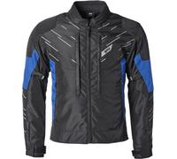 GMS Kasai veste textile de moto imperméable, noir-bleu, taille 5XL pour homme