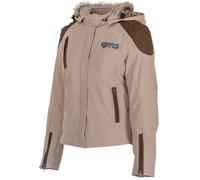 GMS Luna Veste Softshell Moto Dames, Marron clair, Taille 3XL