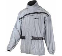 GMS Lux Veste de pluie moto, gris, Taille XXL