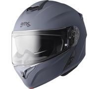 GMS-Moto Aperio, casque rabattable XS Mat-Gris Foncé Mat-Gris Foncé