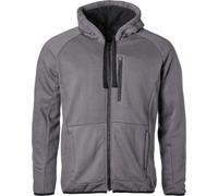 GMS-Moto Aras Zip Hoodie, veste en textile 4XL Gris Gris