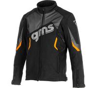 GMS Arrow Veste Softshell Moto, noir-orange, taille L pour homme