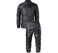 GMS-Moto Euria, Combinaison de pluie 2 pcs. XL Noir Noir