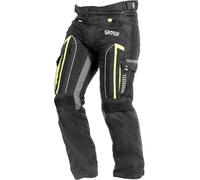 GMS-Moto Everest, pantalon en textile imperméable XXL Noir/Gris/Jaune Néon Noir/Gris/Jaune Néon