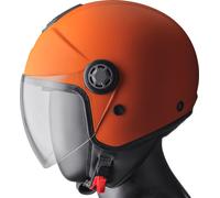 GMS-Moto Gelato Peach, casque ouvert L Orange Foncé Orange Foncé