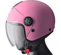 GMS-Moto Gelato Strawberry, casque ouvert M Rose Rose