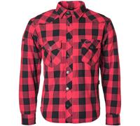 GMS-Moto Jaguar, chemise/veste textile 5XL Noir/Rouge Noir/Rouge