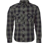 GMS-Moto Jaguar, chemise/veste textile S Noir/Vert Foncé Noir/Vert Foncé