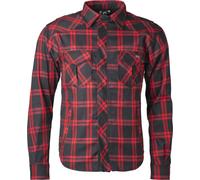 GMS-Moto Jaguar Neo, chemise/veste textile 6XL Noir/Rouge Noir/Rouge