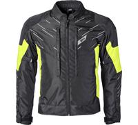 GMS-Moto Kasai, veste textile imperméable L Noir/Jaune Néon Noir/Jaune Néon