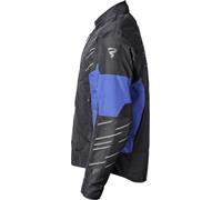 GMS-Moto Kasai, veste textile imperméable XL Noir/Bleu Noir/Bleu
