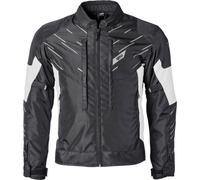 GMS-Moto Kasai, veste textile imperméable XXL Noir/Blanc Noir/Blanc