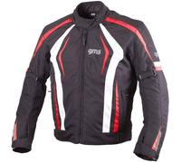 GMS-Moto Pace, veste en textile S Noir/Rouge/Blanc Noir/Rouge/Blanc