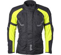 GMS-Moto Taylor, veste textile imperméable 5XL Noir/Jaune Néon Noir/Jaune Néon