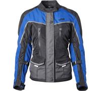 GMS-Moto Twister Neo, veste textile imperméable pour femmes 3XL Noir/Gris/Bleu Noir/Gris/Bleu