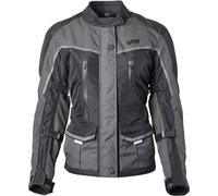 GMS-Moto Twister Neo, veste textile imperméable pour femmes 4XL Noir/Gris Noir/Gris
