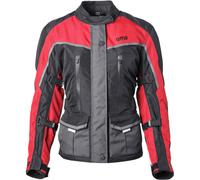 GMS-Moto Twister Neo, veste textile imperméable pour femmes L Noir/Gris/Rouge Noir/Gris/Rouge