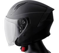 GMS-Moto Vectus, casque ouvert M Noir Mat Noir Mat