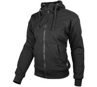 GMS Panda Hoodie de moto de dames, noir, taille 4XL pour femmes