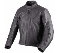 GMS Panther Veste en cuir de moto, noir, Taille XL