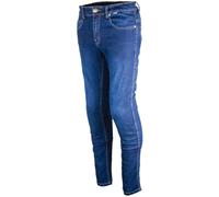 GMS Rattle Slim Jeans moto, bleu, taille 34 pour homme