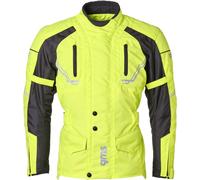 GMS-Moto Taylor, veste textile imperméable M Jaune Néon/Noir Jaune Néon/Noir