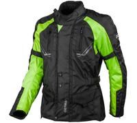 GMS Taylor Veste textile moto, noir/jaune, Taille XL