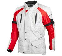 GMS Taylor Veste textile moto, rouge-beige, taille 4XL pour homme